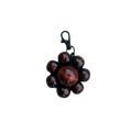 tamarind brown flower keychain