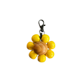 yuzu yellow flower keychain